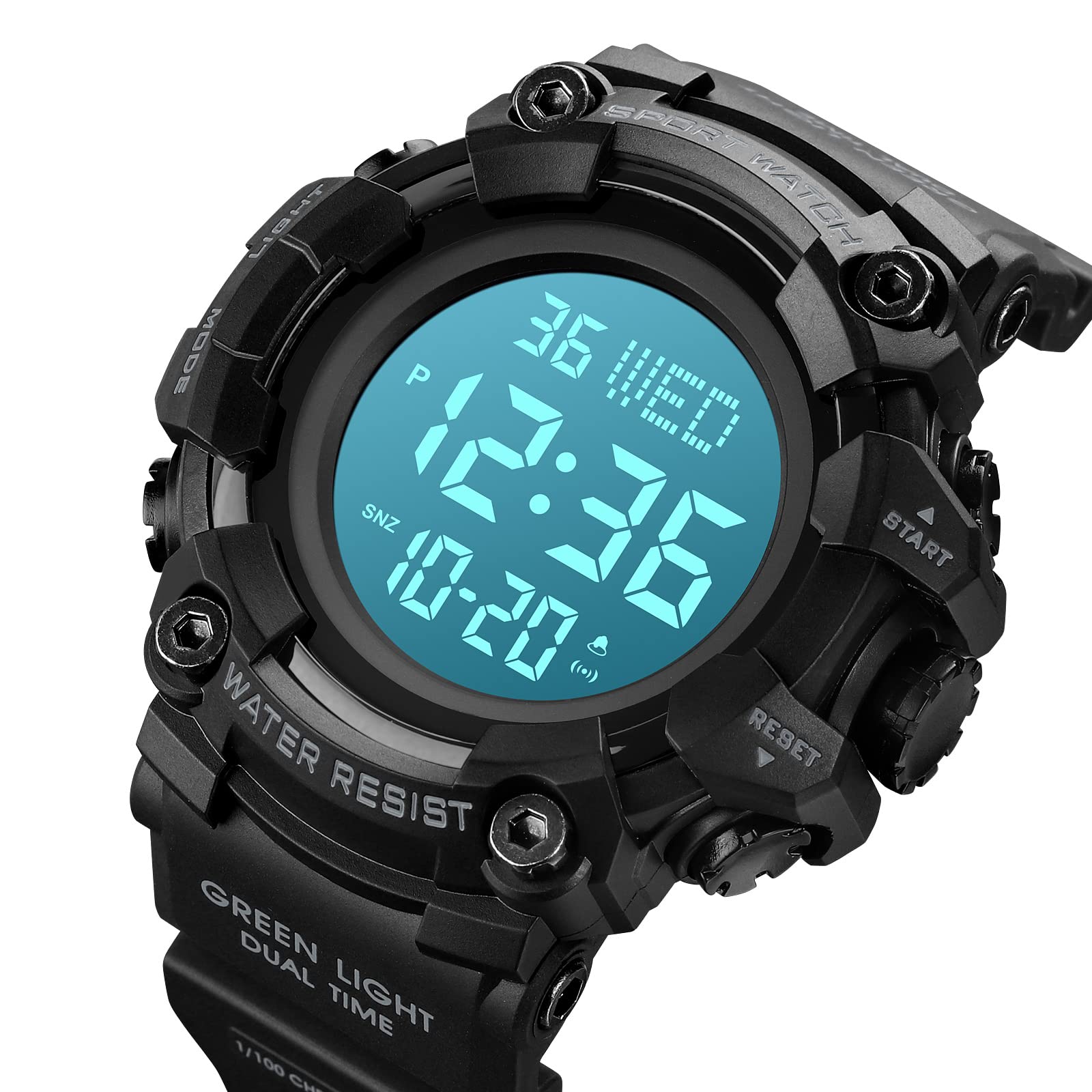 Foto 8 pulgar | Venta Internacional - Reloj Digital Gosasa S Shock, Reloj Deportivo Led Con Esfera Grande