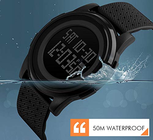 Foto 3 pulgar | Venta Internacional - Reloj Led Digital Militar Estilo Byy, 50 M, Resistente Al Agua