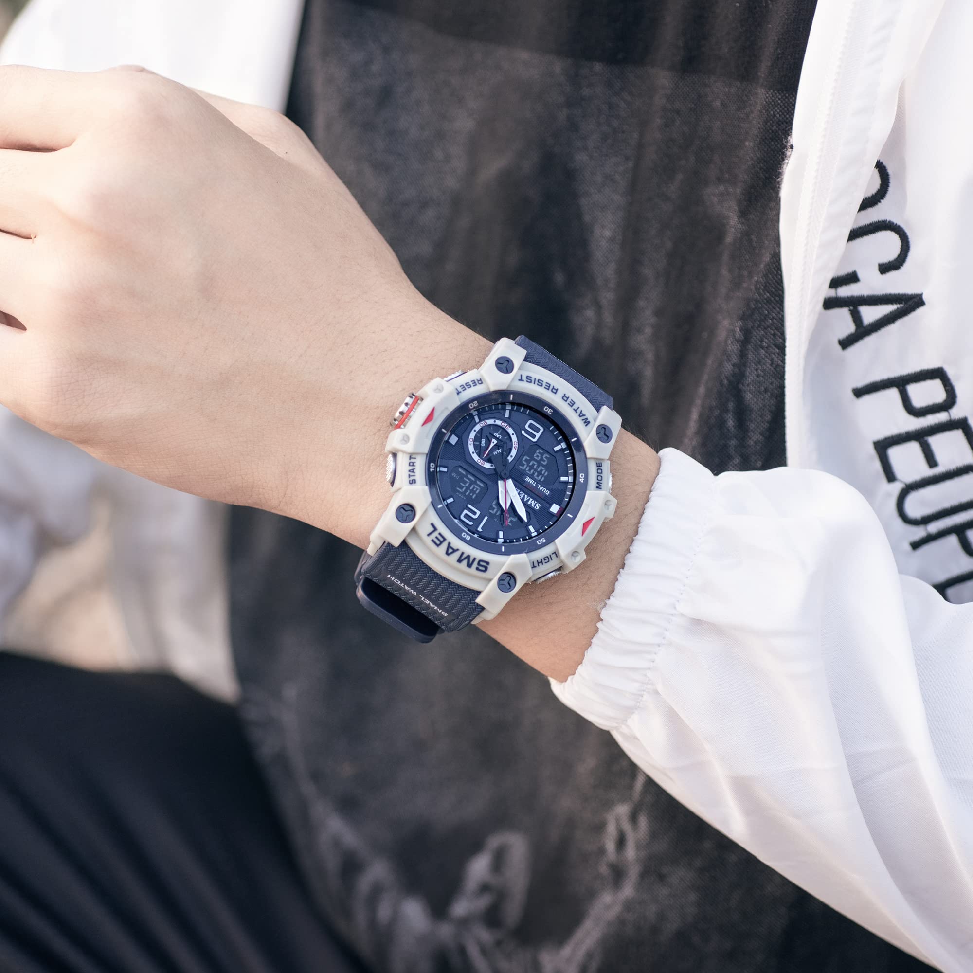 Foto 4 pulgar | Venta Internacional - Reloj Deportivo Cnbro Digital Táctico Para Hombre, Impermeable, 30 M