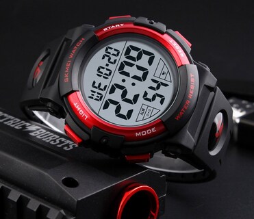 Foto 5 | Venta Internacional - Reloj Fanmis Para Hombre, Con Cara Grande, Digital, Deportivo, 50 M, Resistente Al Agua, Color Ro
