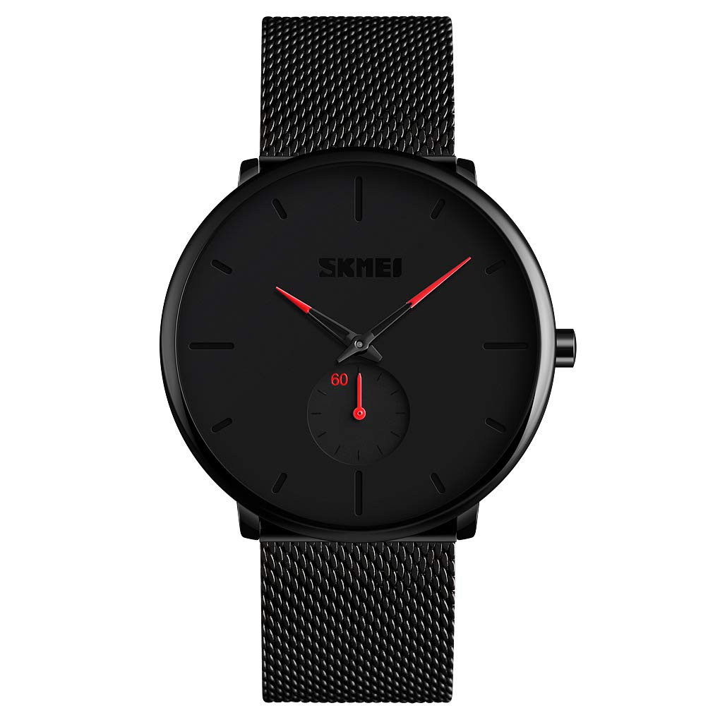 Venta Internacional - Reloj De Pulsera Skmei De Cuarzo Analógico Ultradelgado Y Resistente Al Agua Para Mí