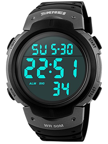 Foto 2 pulgar | Venta Internacional - Reloj Pasoy Digital 50 M Resistente Al Agua Con Luz Led Para Hombres/mujeres