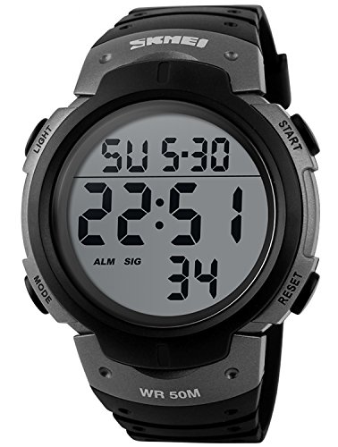 Foto 3 pulgar | Venta Internacional - Reloj Pasoy Digital 50 M Resistente Al Agua Con Luz Led Para Hombres/mujeres