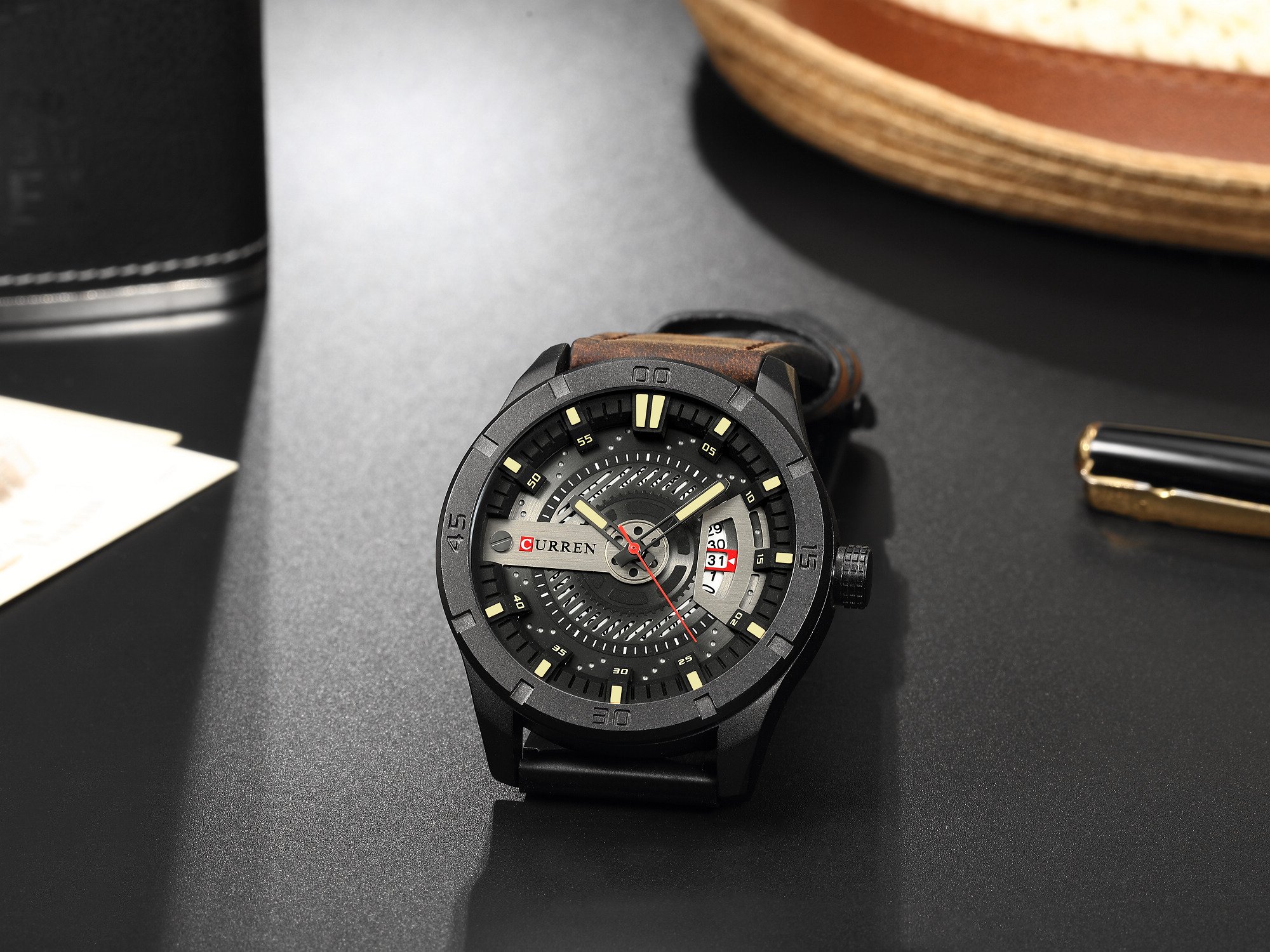 Foto 4 pulgar | Venta Internacional - Reloj Matkasur Business Calendar Luminous Para Hombre