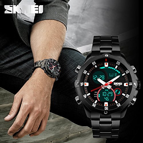 Foto 6 pulgar | Venta Internacional - Reloj Skmei Para Hombre, Impermeable, Militar, Analógico Y Digital