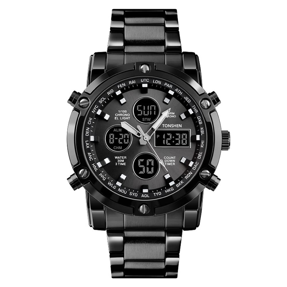 Venta Internacional - Reloj Deportivo Tonshen Digital Analógico De Cuarzo Led Para Hombre