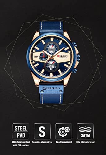 Foto 8 pulgar | Venta Internacional - Reloj Matkasur Deportivo de Cuarzo con Seis Manecillas para Hombre