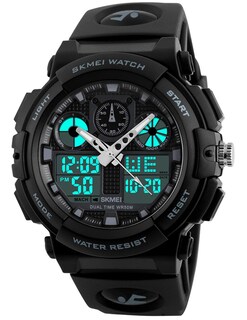 Foto 2 | Venta Internacional - Reloj Skmei Para Hombre, Led Blanco Y Negro, Impermeable, Deportivo, Militar