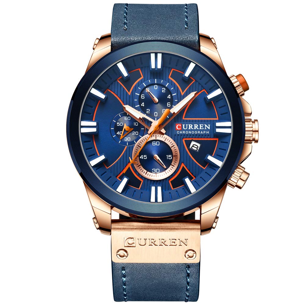 Foto 2 pulgar | Venta Internacional - Reloj Caowtan Fashion Military Para Hombre Con Correa De Piel Analógica