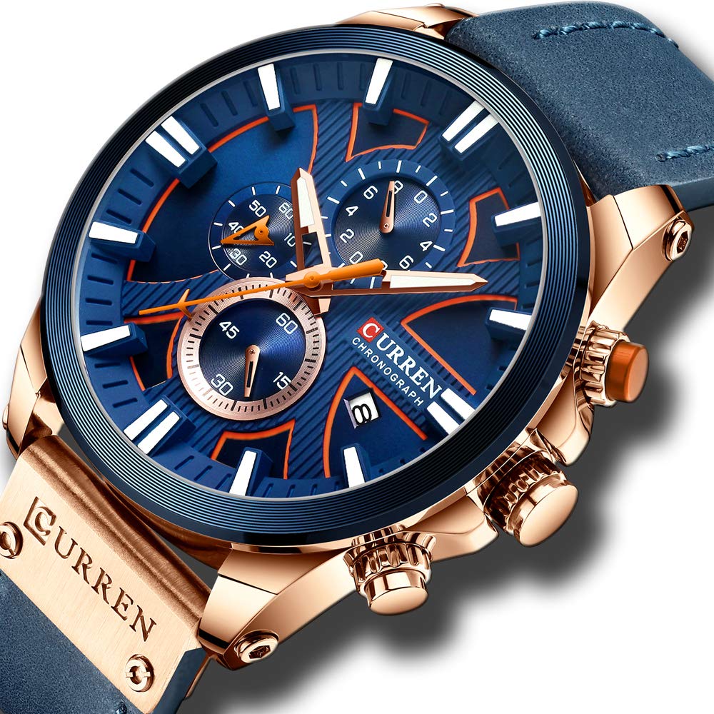 Foto 2 | Venta Internacional - Reloj Caowtan Fashion Military Para Hombre Con Correa De Piel Analógica
