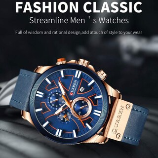 Foto 4 | Venta Internacional - Reloj Caowtan Fashion Military Para Hombre Con Correa De Piel Analógica