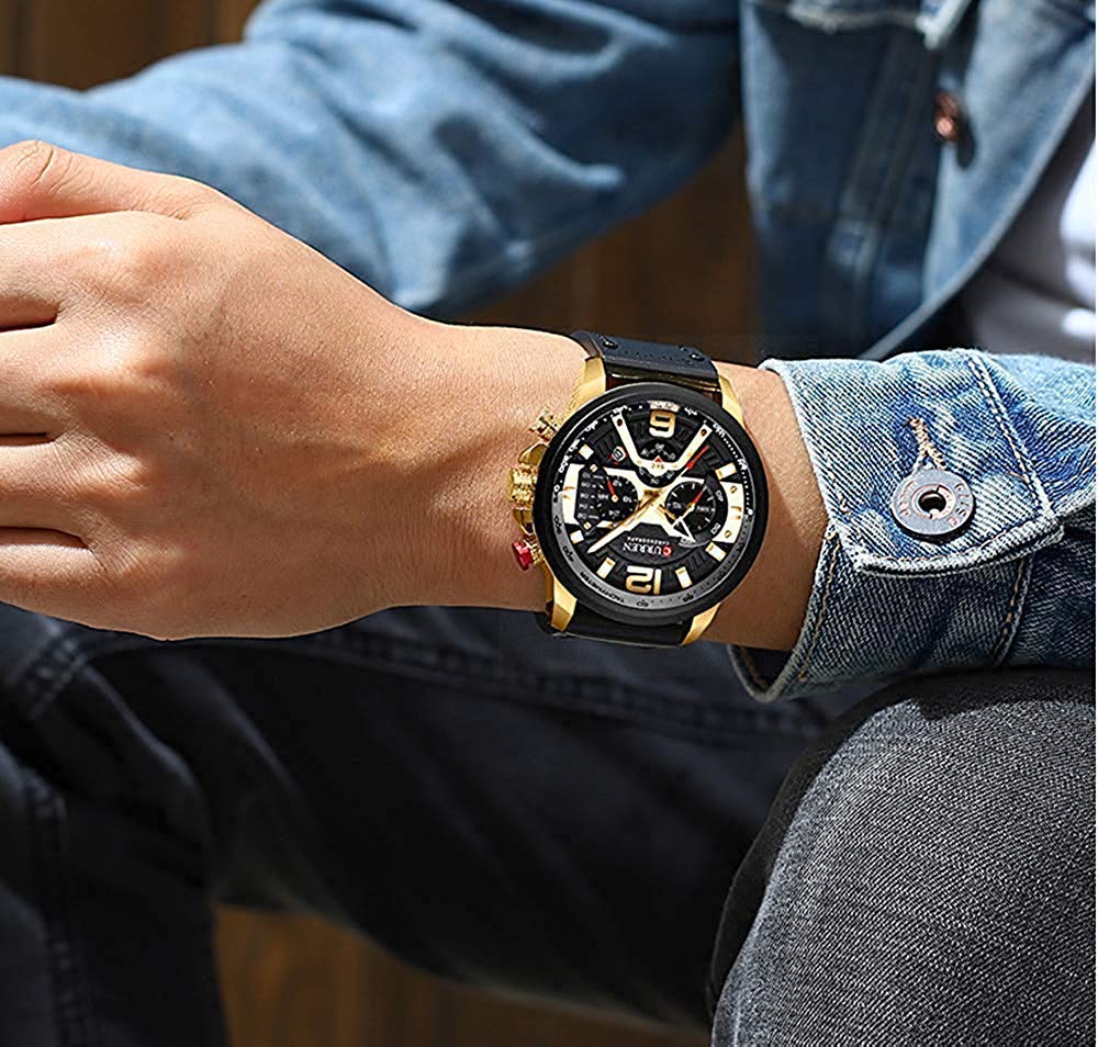 Foto 5 pulgar | Venta Internacional - Reloj Carlien para Hombre Resistente al Agua 30 M
