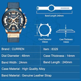 Foto 5 | Venta Internacional - Reloj Carlien para Hombre Resistente al Agua 30 M