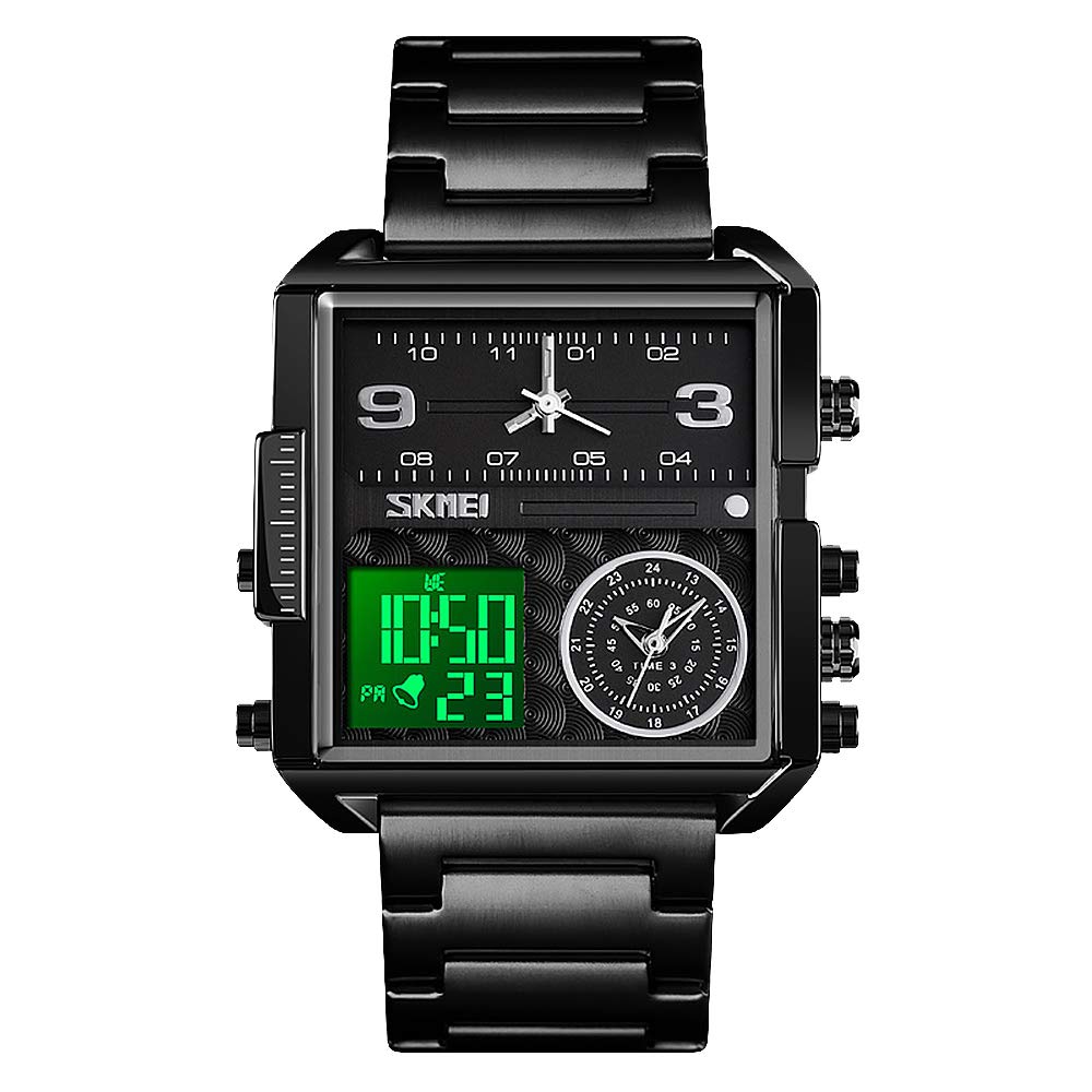 Venta Internacional - Reloj Skmei, Correa Digital De Cuero Militar Impermeable Para Hombre