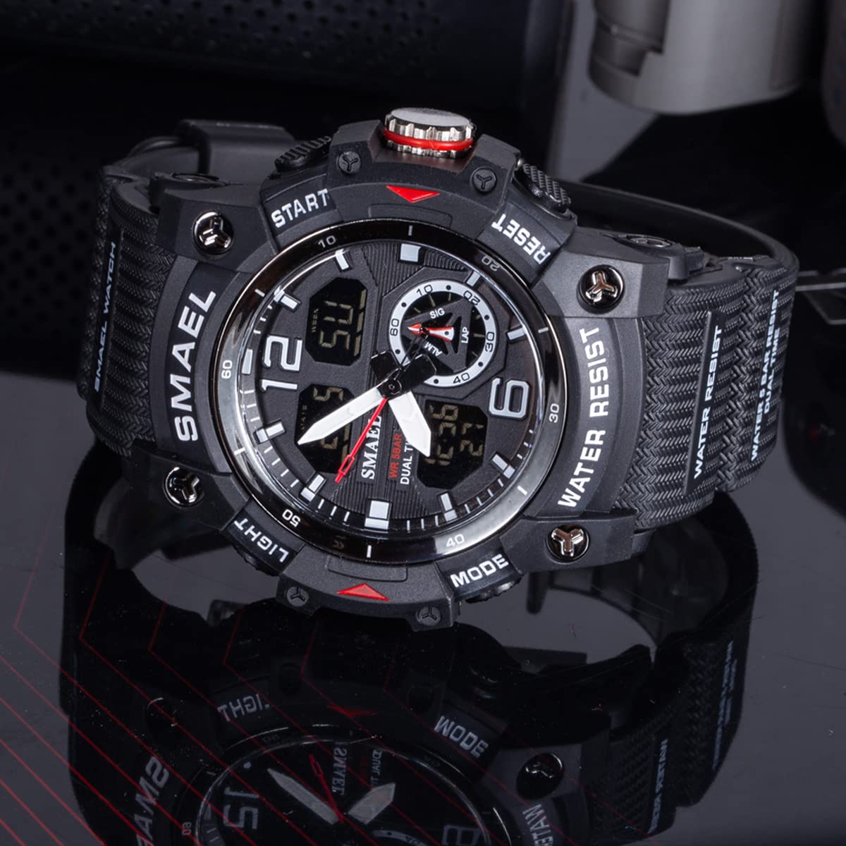 Foto 3 pulgar | Venta Internacional - Reloj Deportivo Kxaito 8007 Led Impermeable para Hombre