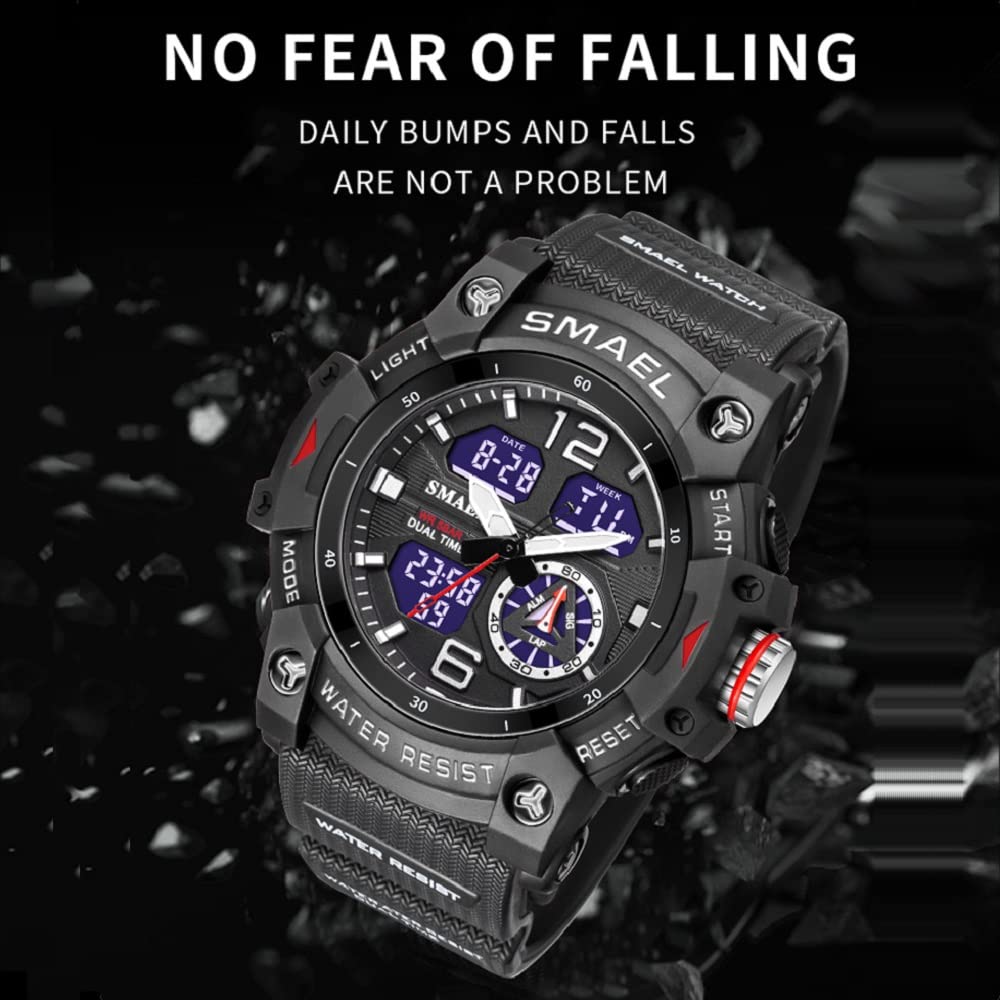 Foto 7 pulgar | Venta Internacional - Reloj Deportivo Kxaito 8007 Led Impermeable para Hombre