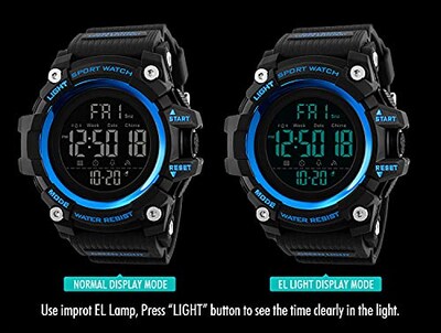 Foto 3 | Venta Internacional - Reloj Deportivo Gosasa Con Cuenta Regresiva Y Cronómetro Para Hombre, 5 Atm Water Re
