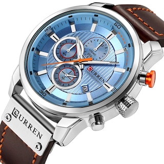 Foto 2 | Venta Internacional - Reloj Tonnier, Deportivo Militar, Piel De Cuarzo, 45 Mm, Para Hombre