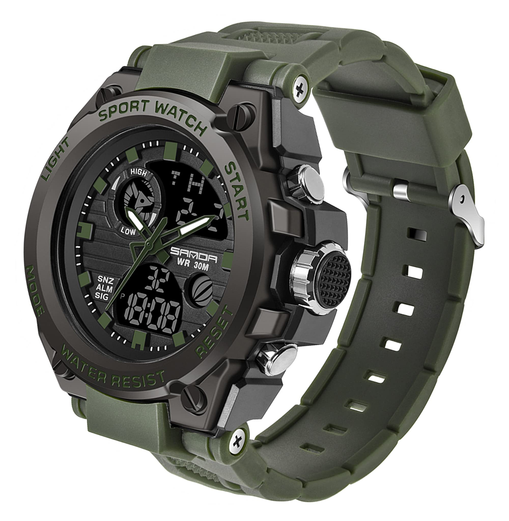 Venta Internacional - Reloj Deportivo Cnbro Digital Táctico Para Hombre, Impermeable, 30 M