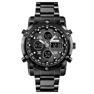 Foto 1 | Venta Internacional - Reloj De Pulsera Skmei Analógico Digital Para Hombre De Acero Inoxidable