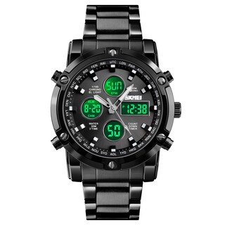 Foto 2 | Venta Internacional - Reloj De Pulsera Skmei Analógico Digital Para Hombre De Acero Inoxidable