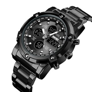 Foto 3 | Venta Internacional - Reloj De Pulsera Skmei Analógico Digital Para Hombre De Acero Inoxidable