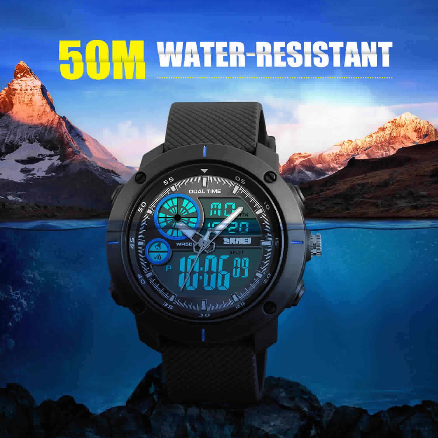 Foto 3 pulgar | Venta Internacional - Reloj Deportivo Analógico Jlox Military Wrist Dual Dial para Hombre