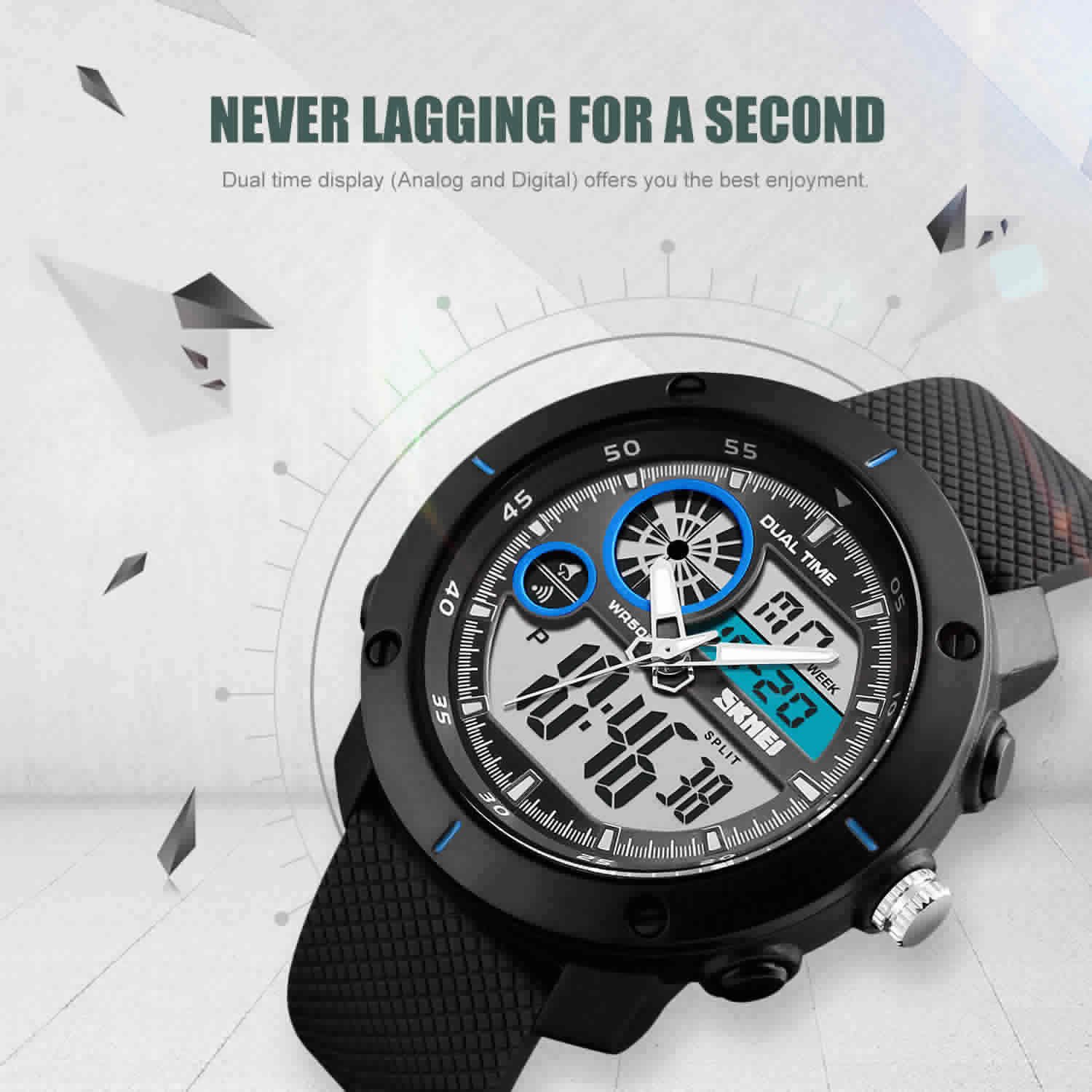 Foto 5 pulgar | Venta Internacional - Reloj Deportivo Analógico Jlox Military Wrist Dual Dial para Hombre