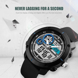 Foto 4 | Venta Internacional - Reloj Deportivo Analógico Jlox Military Wrist Dual Dial para Hombre