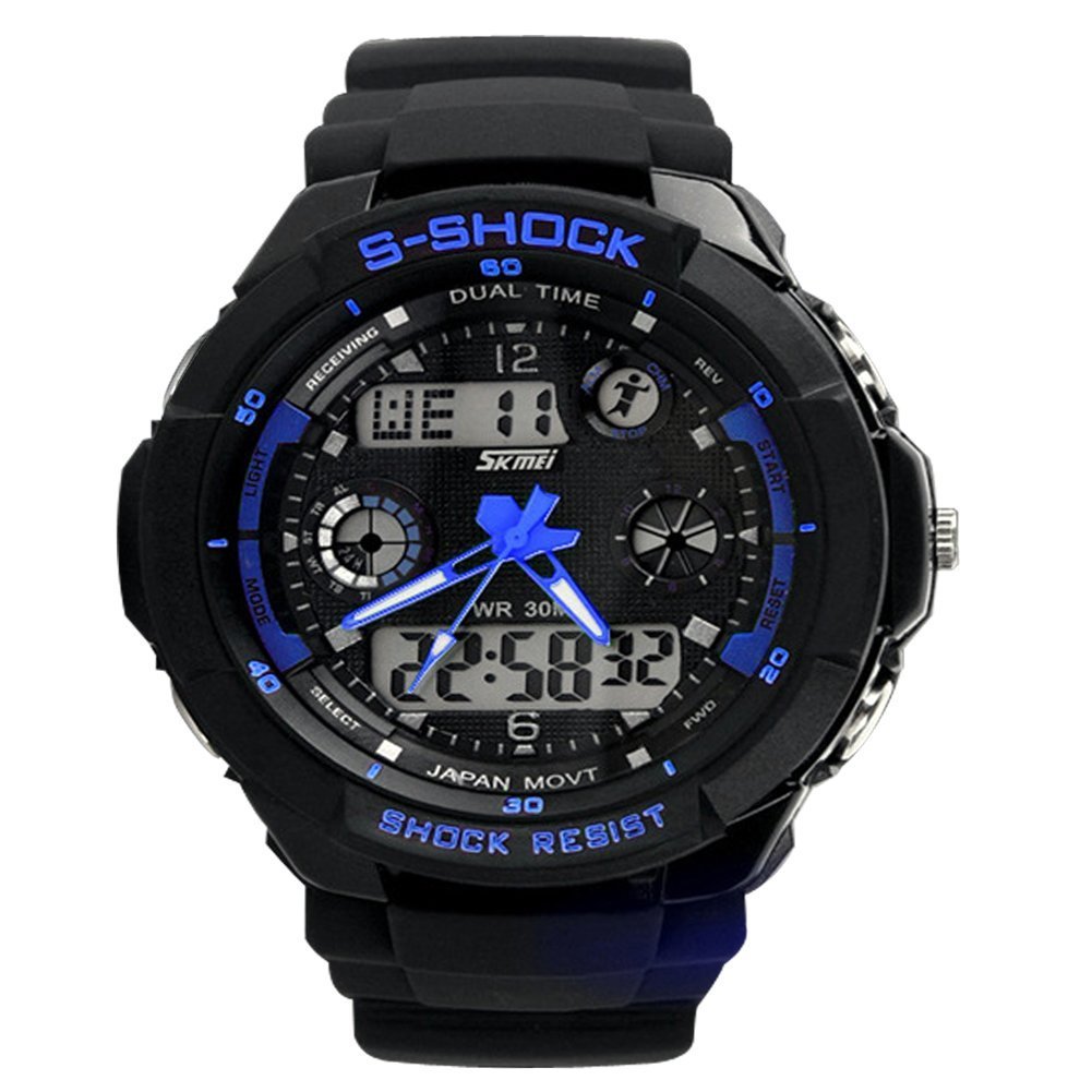 Venta Internacional - Reloj Skmei Fashion Con Luz Led, Calendario Impermeable Para Hombre