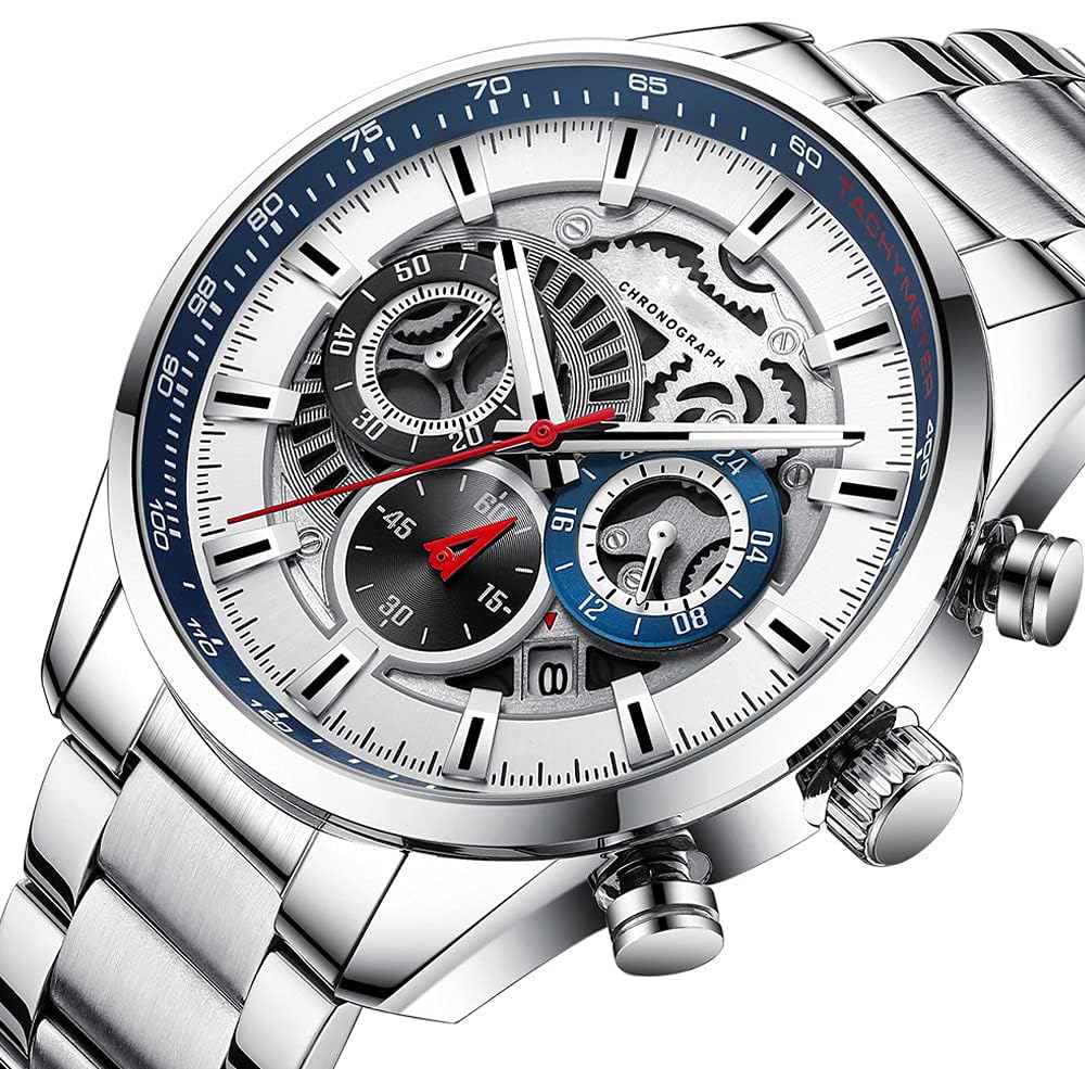 Foto 3 pulgar | Venta Internacional - Reloj Fanmis Con Cronógrafo De Negocios De Lujo Para Hombre, Vestido Con Diseño De Agua