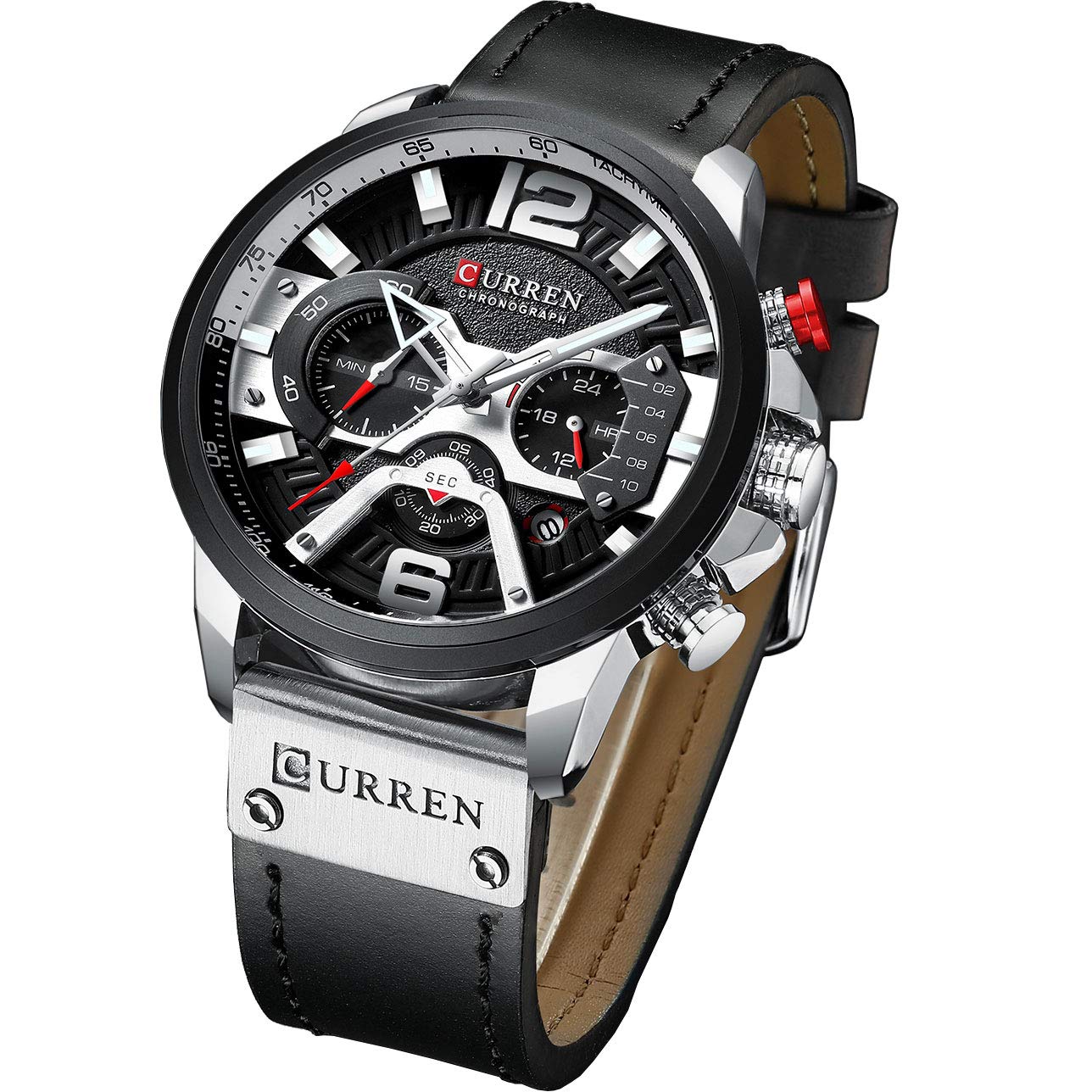 Foto 2 pulgar | Venta Internacional - Reloj Caowtan Fashion Military Para Hombre Con Correa De Piel Analógica