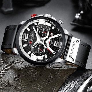 Foto 3 | Venta Internacional - Reloj Caowtan Fashion Military Para Hombre Con Correa De Piel Analógica