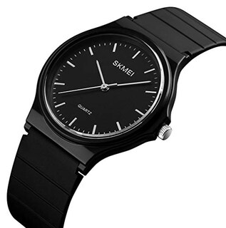 Foto 2 | Venta Internacional - Reloj Analógico Youwen De Diseño Simple Con Correa De Resina Azul