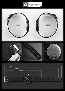 Foto 3 | Venta Internacional - Reloj Analógico Youwen De Diseño Simple Con Correa De Resina Azul