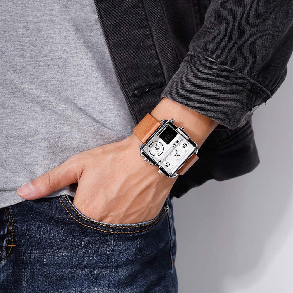 Foto 5 pulgar | Venta Internacional - Reloj Skmei Con Retroiluminación Cuadrada Deportiva Digital Para Hombre