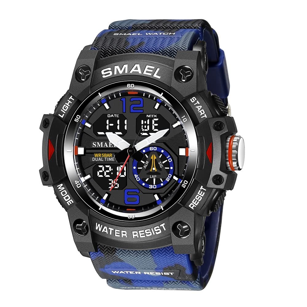 Venta Internacional - Reloj Deportivo Kxaito 8007 con Cronómetro LED Impermeable para Hombre