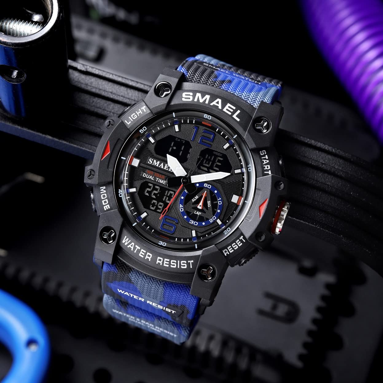 Foto 3 pulgar | Venta Internacional - Reloj Deportivo Kxaito 8007 con Cronómetro LED Impermeable para Hombre