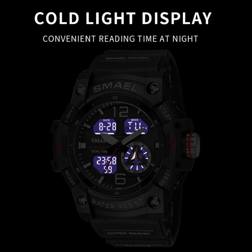 Foto 8 pulgar | Venta Internacional - Reloj Deportivo Kxaito 8007 con Cronómetro LED Impermeable para Hombre