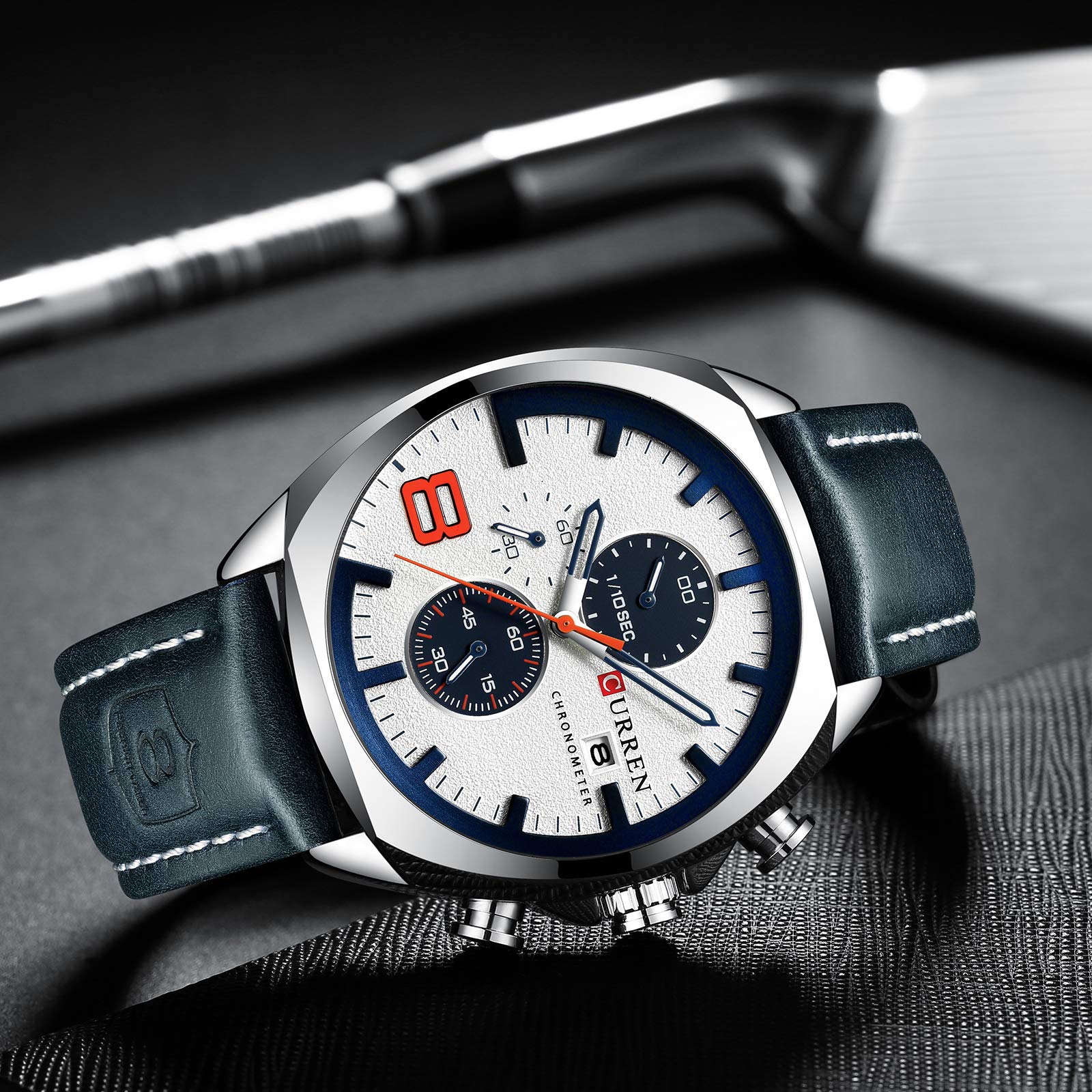 Foto 6 | Venta Internacional - Reloj Timewheel Fashion Blue Chronograph Para Hombre