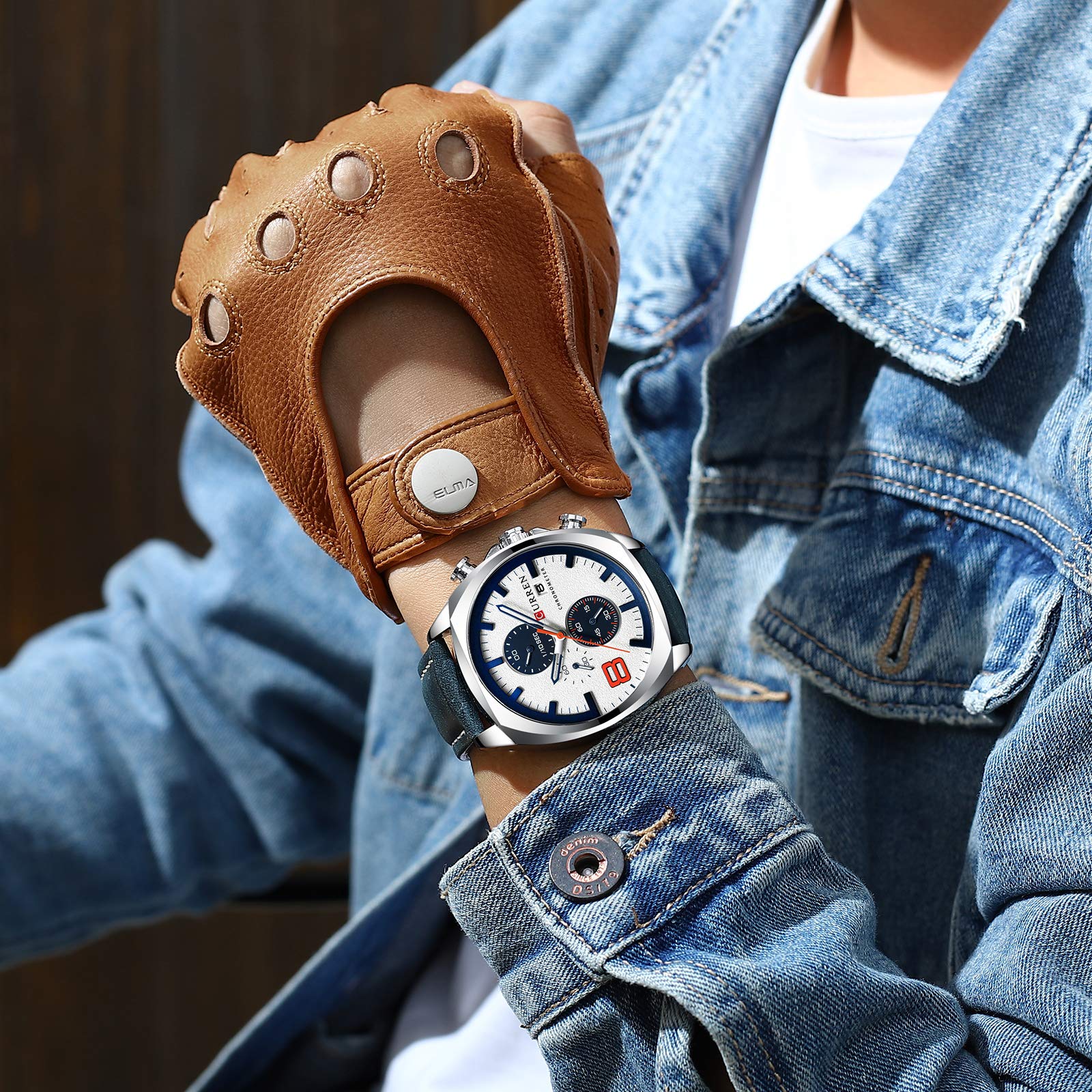 Foto 8 pulgar | Venta Internacional - Reloj Timewheel Fashion Blue Chronograph Para Hombre