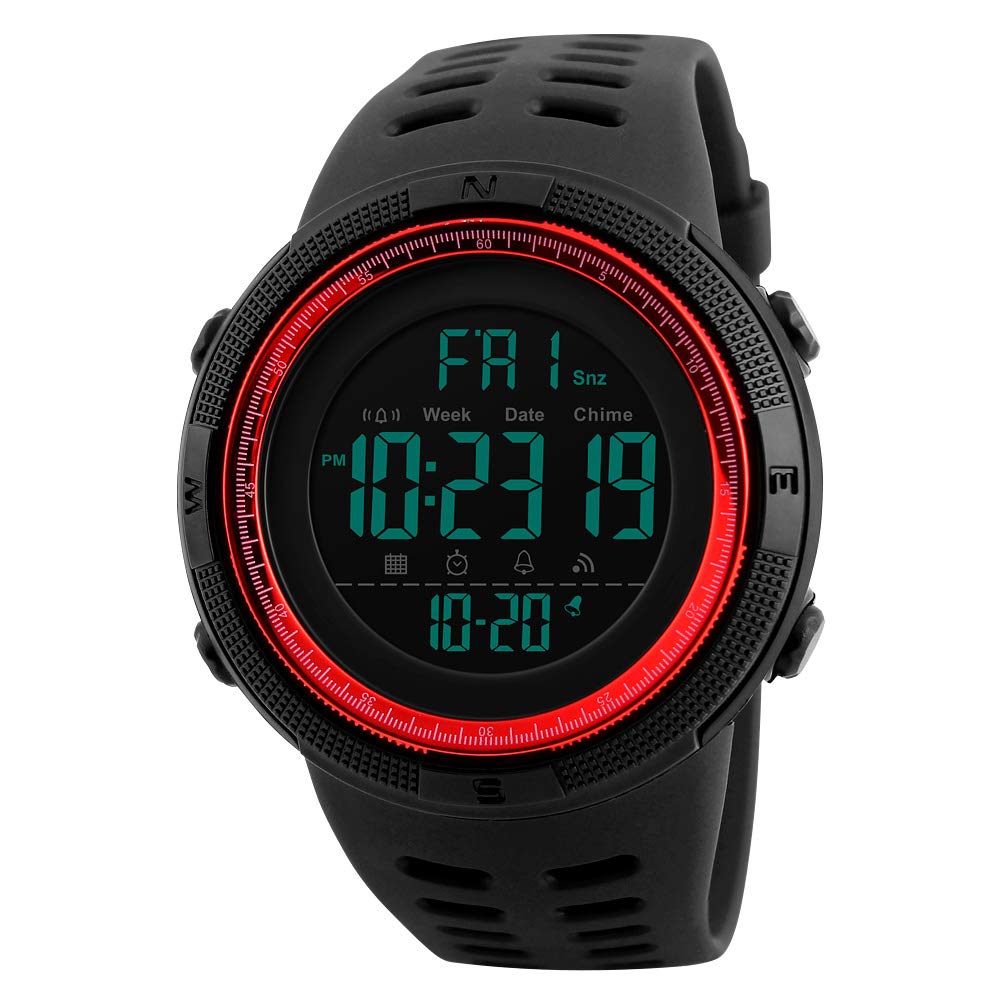 Venta Internacional - Reloj Deportivo Alcadan Con Retroiluminación Led Digital Para Hombre