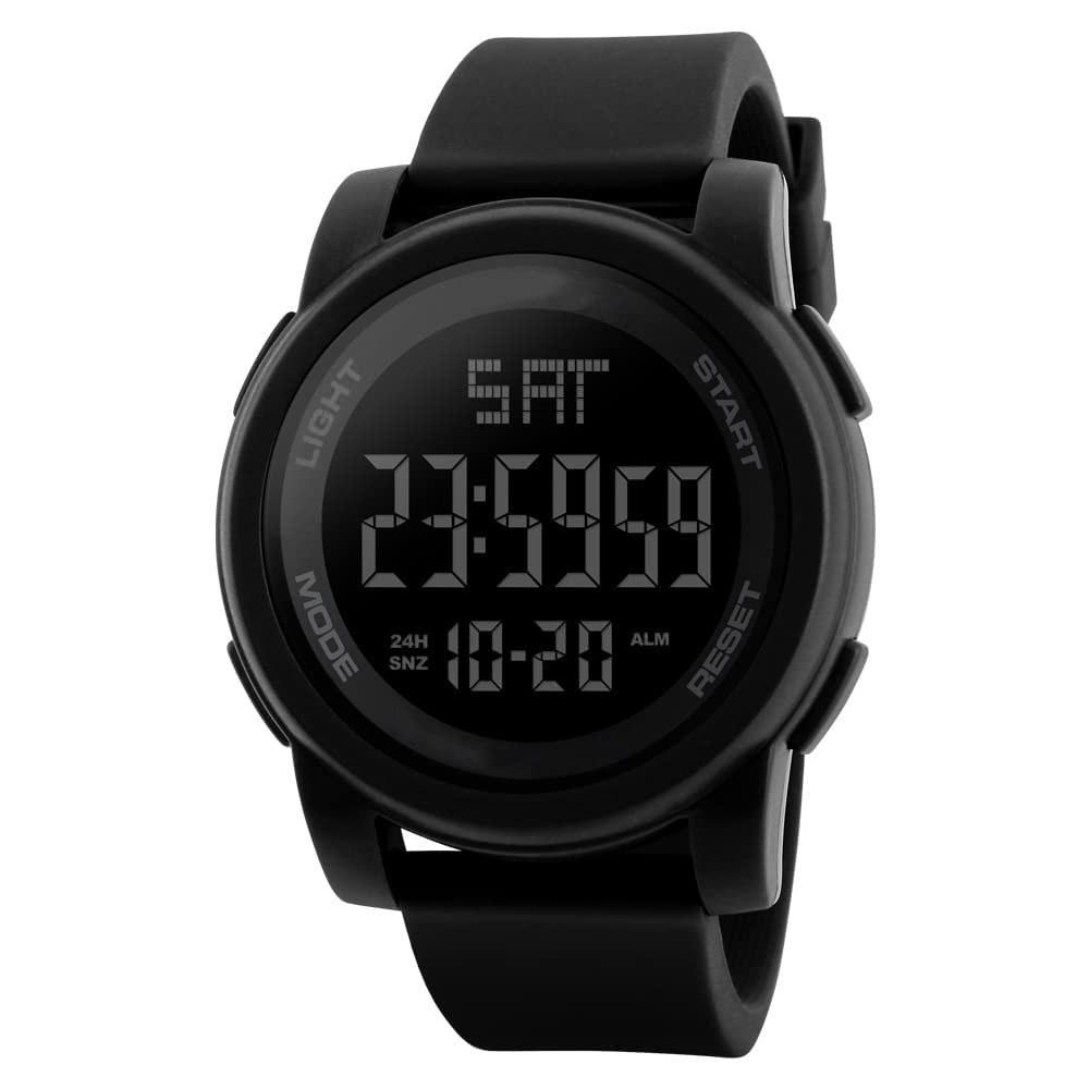 Venta Internacional - Reloj Digital Shocknshop Simple Sport Led Negro De Silicona