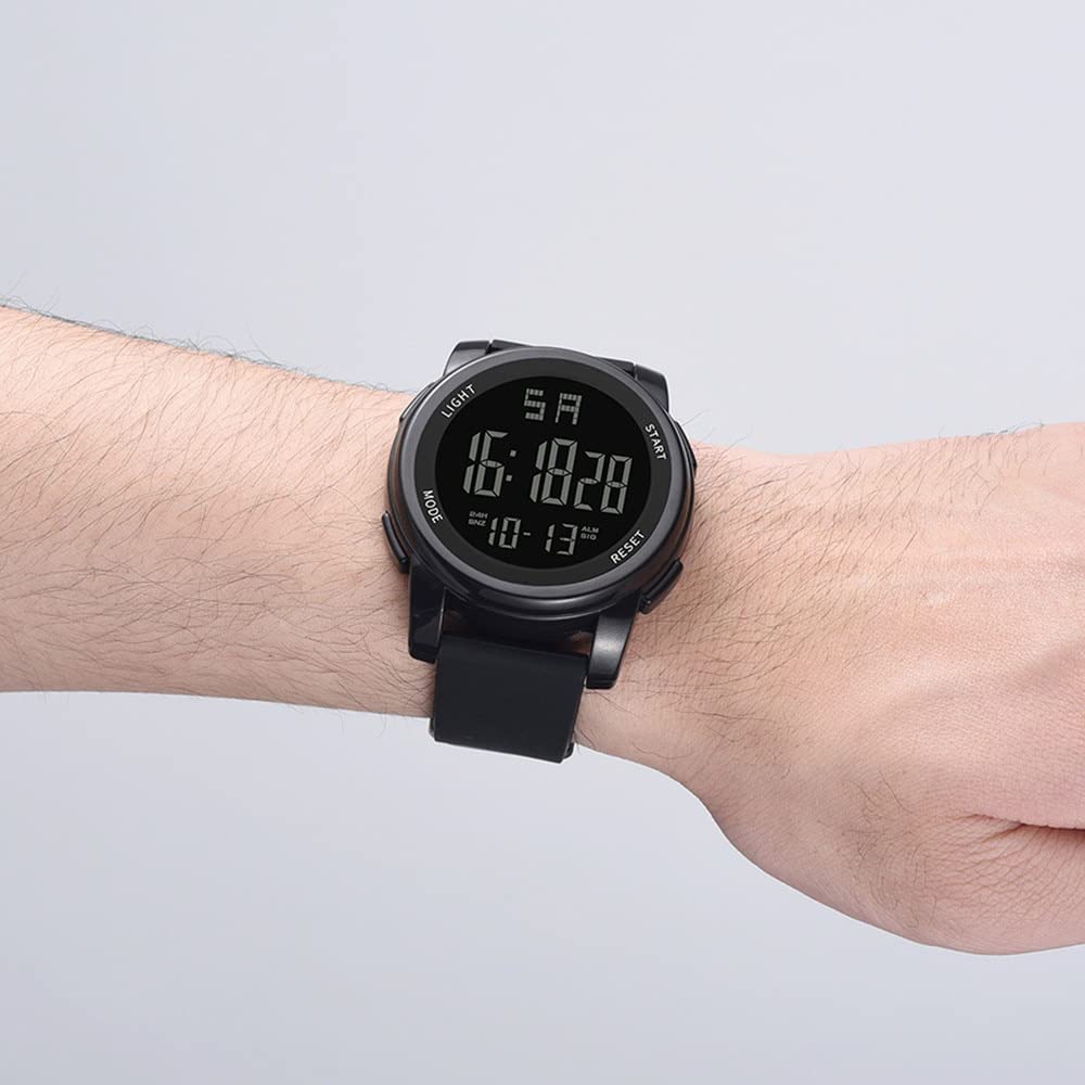 Foto 8 pulgar | Venta Internacional - Reloj Digital Shocknshop Simple Sport Led Negro De Silicona