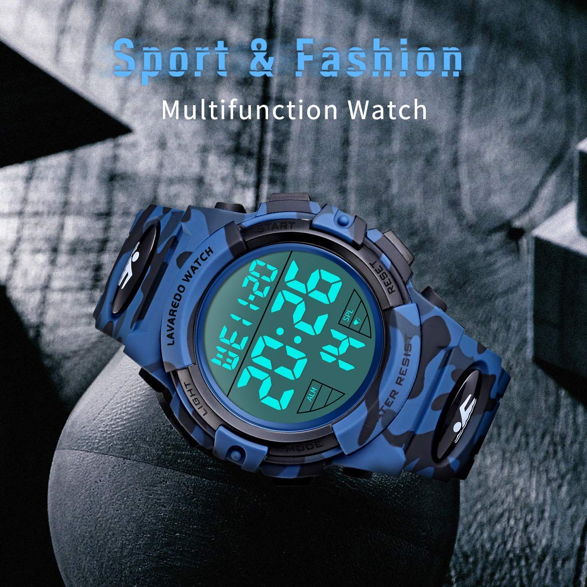 Foto 5 pulgar | Venta Internacional - Reloj Deportivo Digital LED Resistente al Agua para Hombre