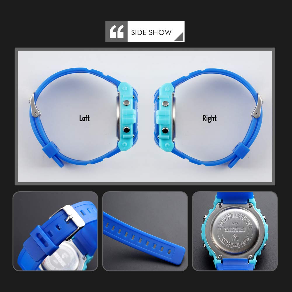 Foto 8 | Venta Internacional - Reloj Led Digital Impermeable Iwoch Para Niños Y Niñas De 5 A 12 Años, Azul