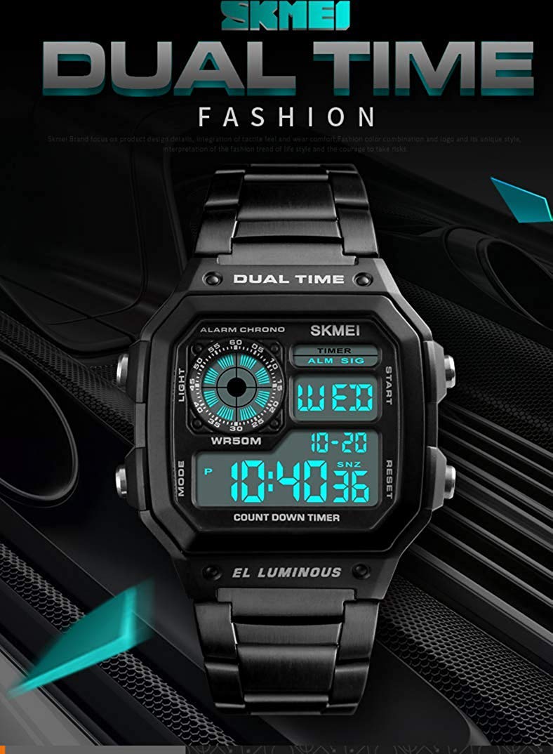Foto 6 pulgar | Venta Internacional - Reloj De Pulsera Fanmis De Cuarzo Digital De Lujo Resistente Al Agua Para Hombre