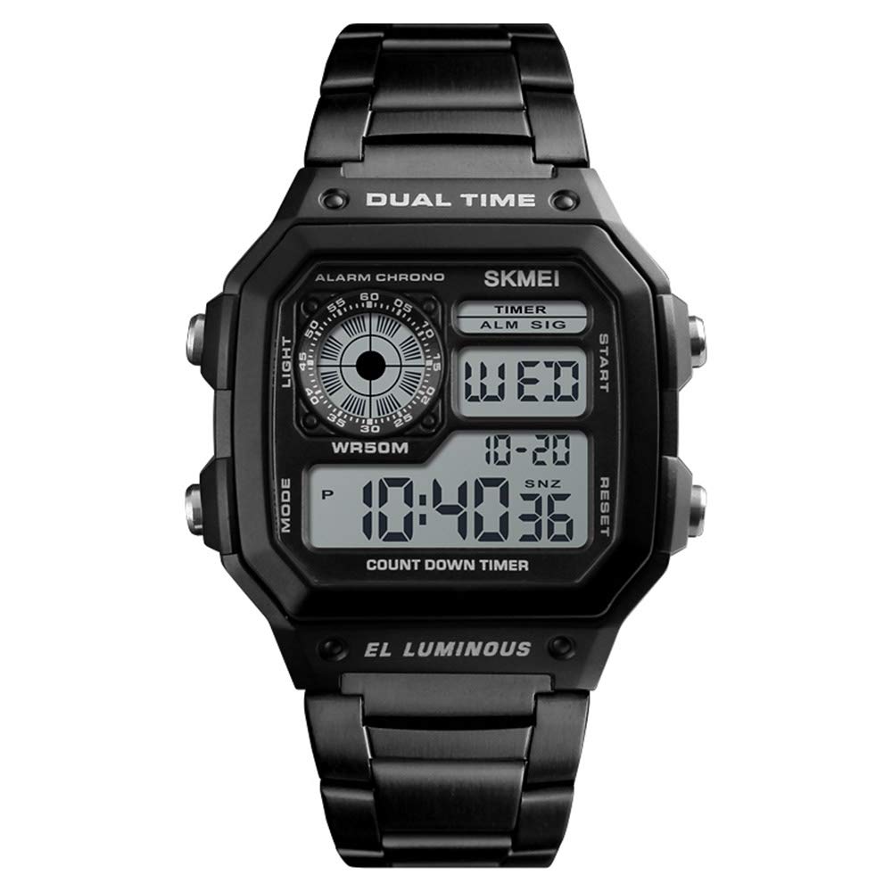 Foto 2 | Venta Internacional - Reloj Digital Deportivo Skmei Para Hombre, De Acero Inoxidable, Impermeable