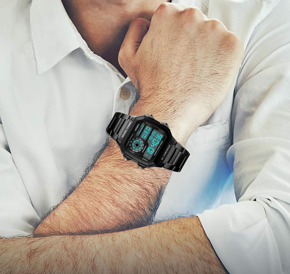 Foto 5 | Venta Internacional - Reloj Digital Deportivo Skmei Para Hombre, De Acero Inoxidable, Impermeable