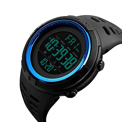 Foto 3 pulgar | Venta Internacional - Reloj Deportivo Alcadan Para Hombre Con Retroiluminación Led Digital, Funda De Goma